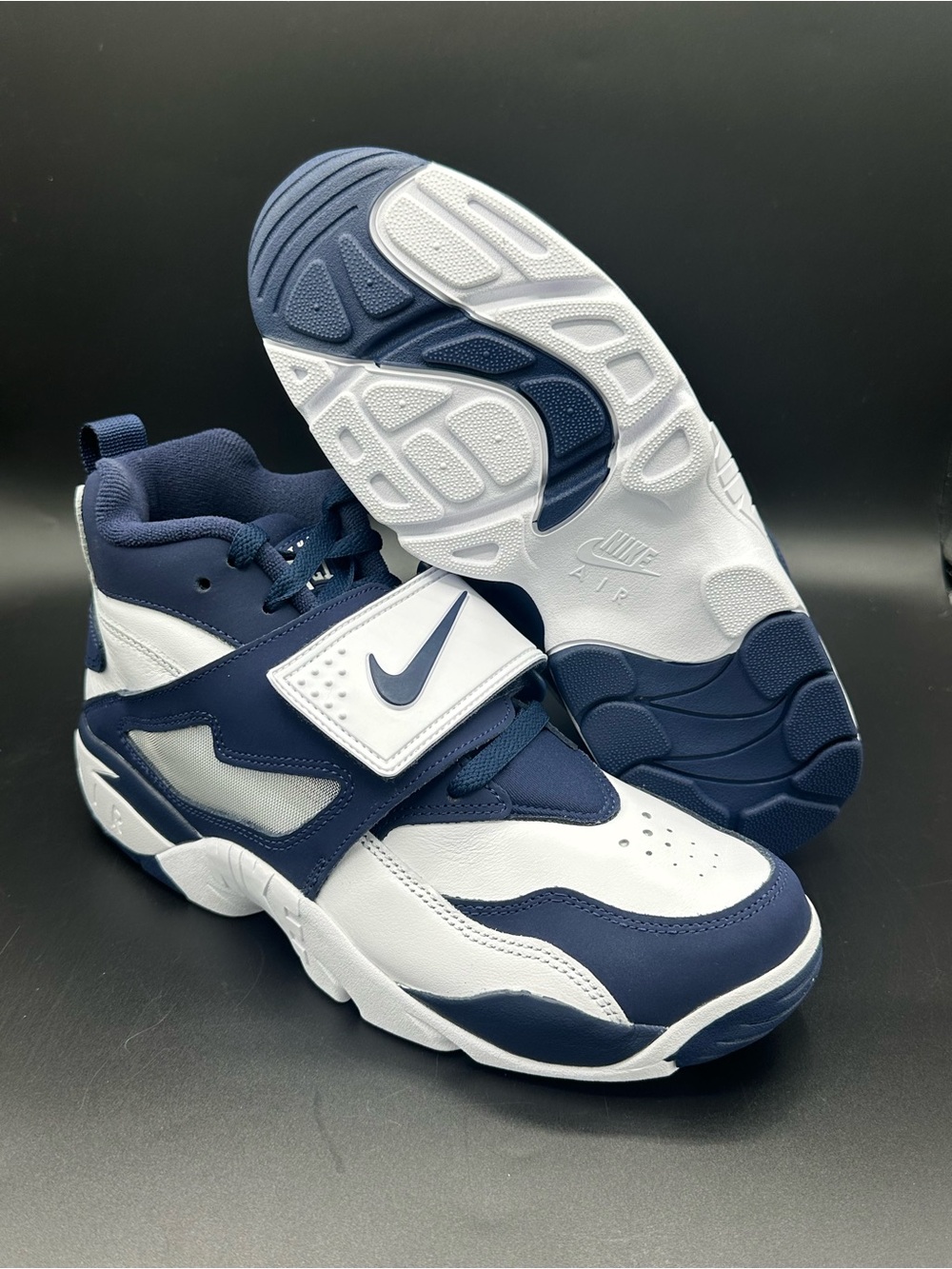 Nike Air Diamond Turf Cowboys Men's Blue/White Sports Sneaker FZ8224-101 Size 9
